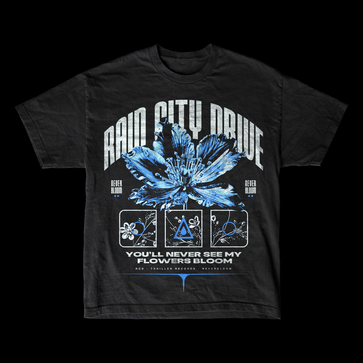 アイドル Rainbow Prism Ms. Flower Tshirts Black アイドル Rainbow Prism Ms. Flower Tshirts Black Rainbow Prism Ms