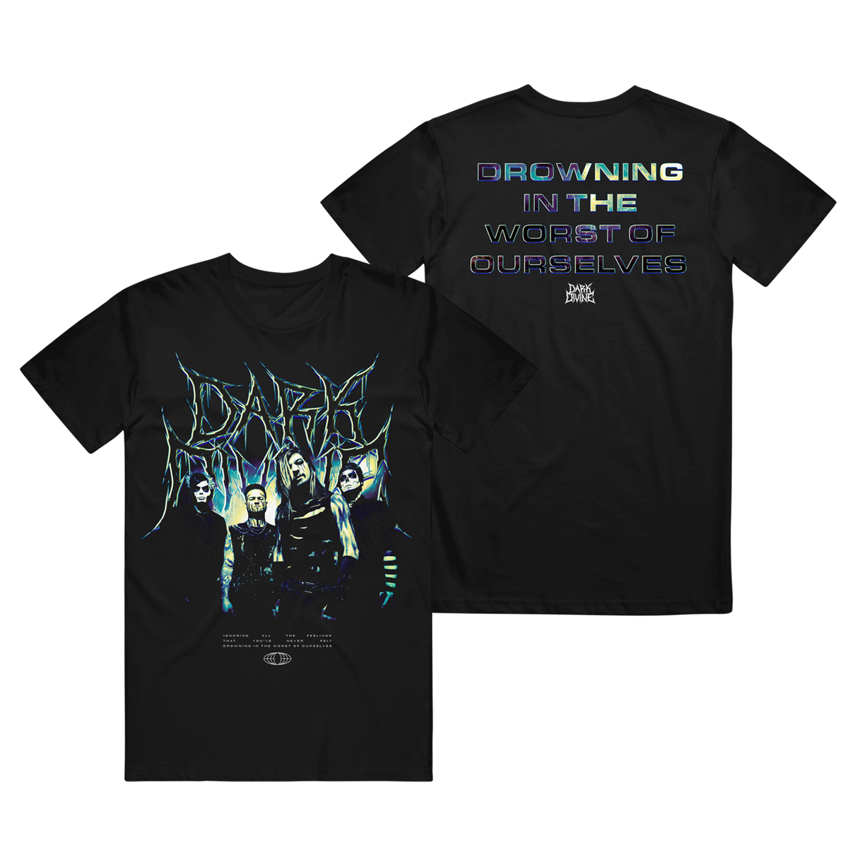 Dark Divine - Drown V2 - Black T-Shirt – Thriller Records
