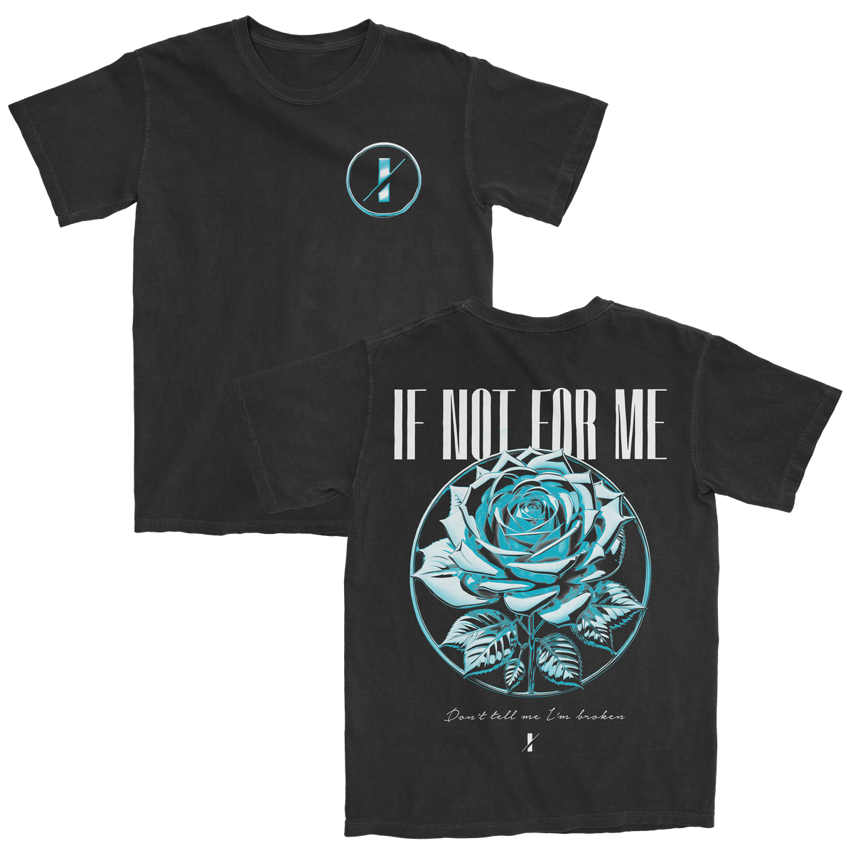 If Not For Me - “Chrome Rose” Black T-Shirt – Thriller Records If Not For Me - “Chrome Rose” Black T-Shirt – Thriller Records