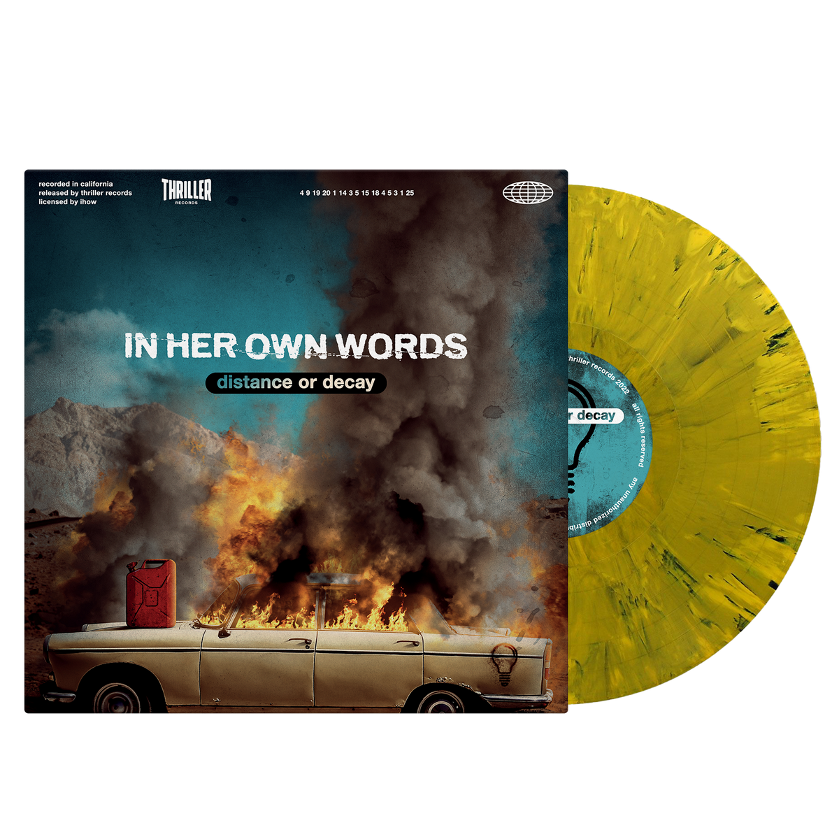 In Her Own Words - Distance Or Decay - Yellow Smoke Vinyl