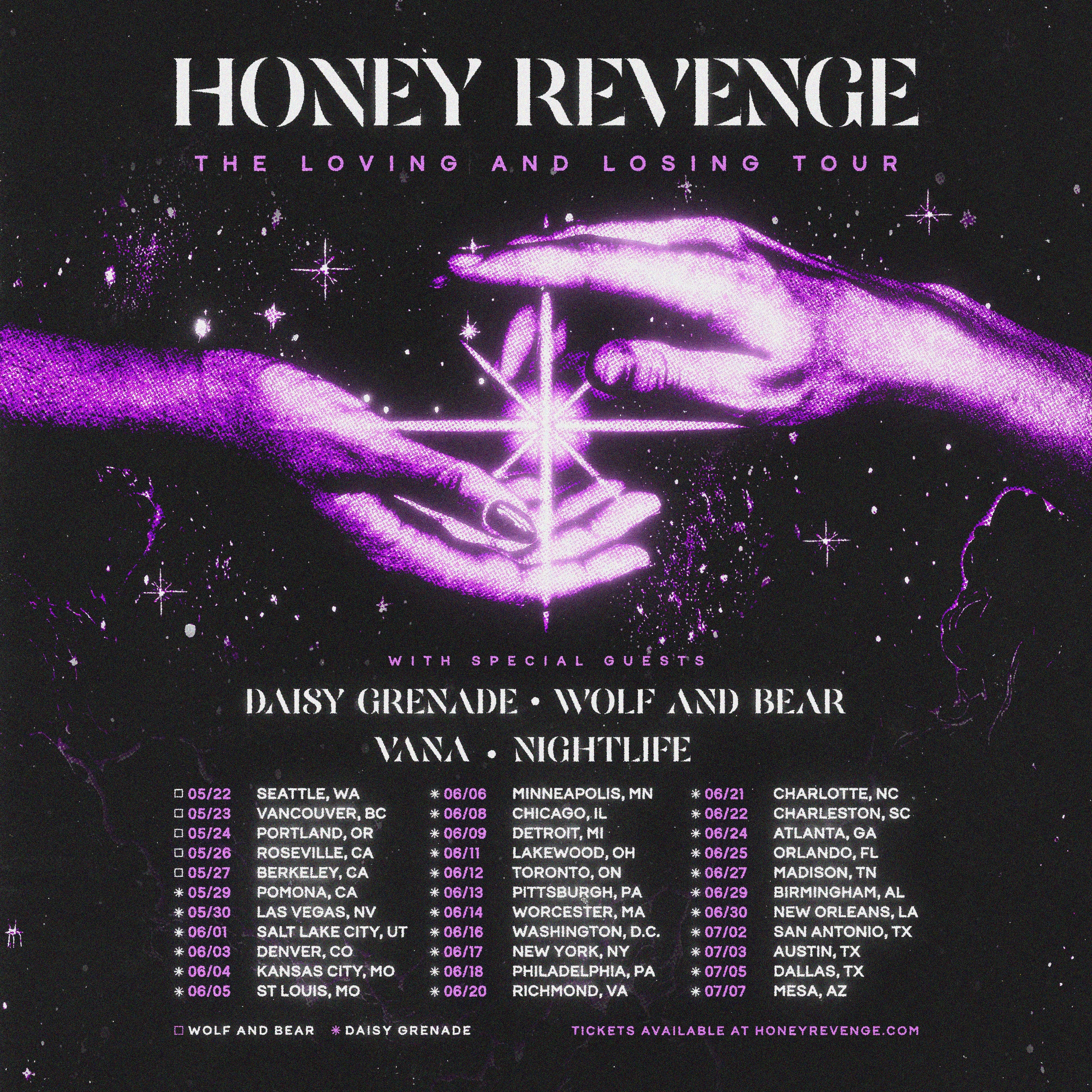Honey Revenge Announces First Full U.S. Headlining Tour – Thriller