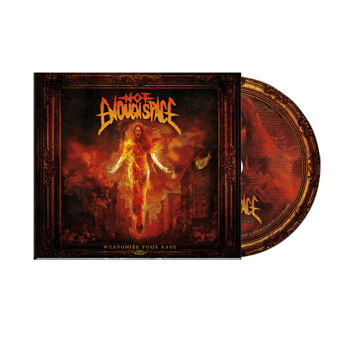 Not Enough Space - “Weaponize Your Rage” CD – Thriller Records