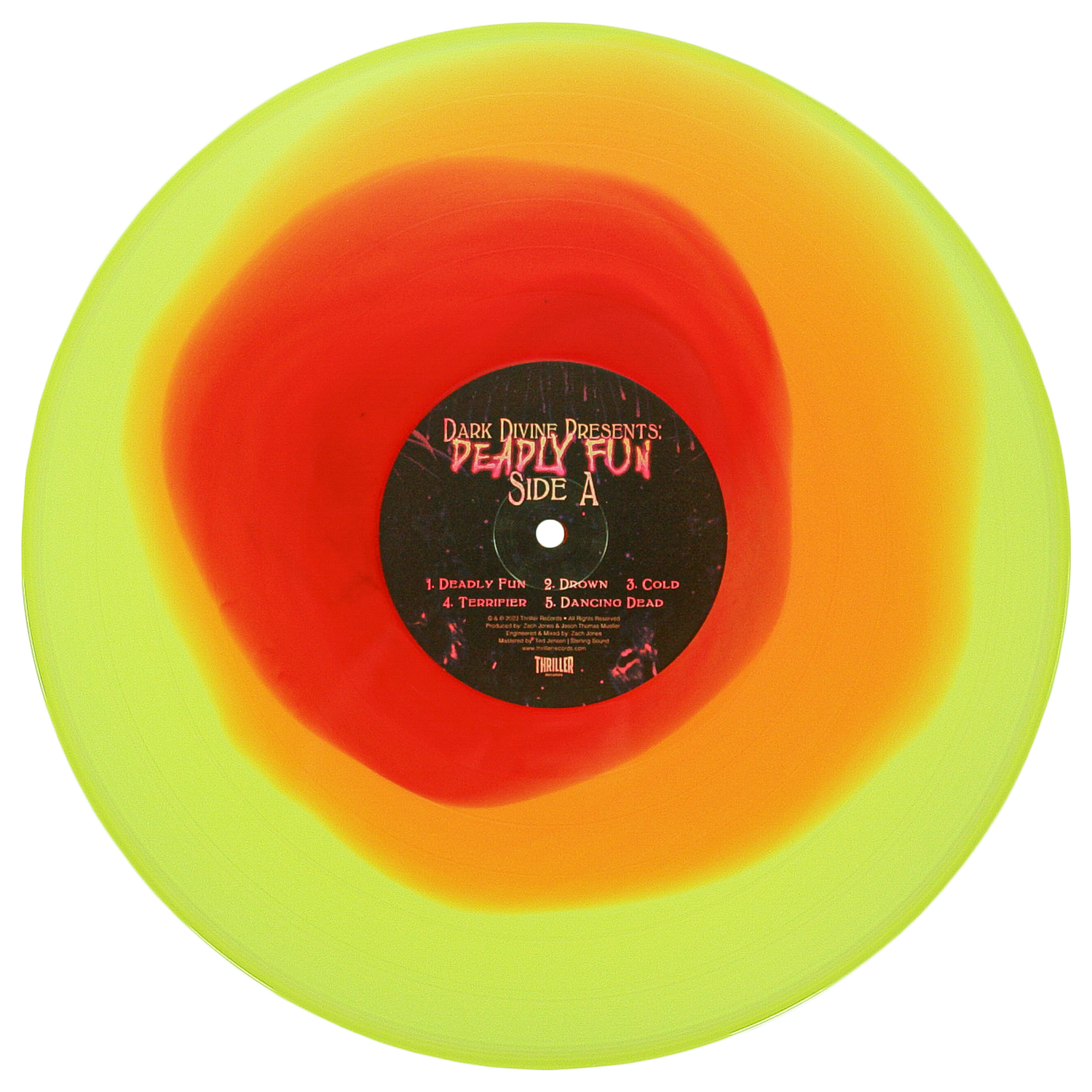 Dark Divine - “Deadly Fun” Harvest Moon Color In Color Vinyl