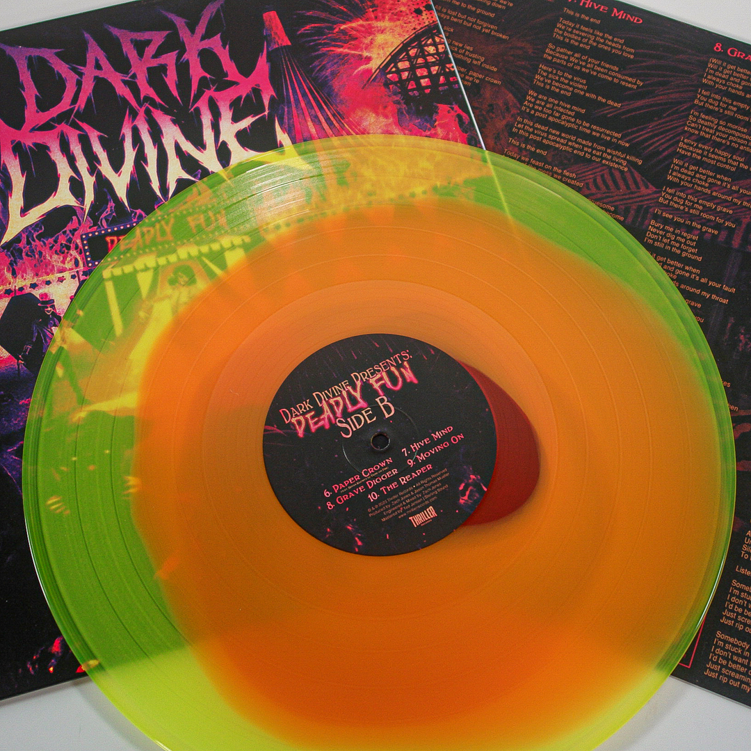 Dark Divine - “Deadly Fun” Harvest Moon Color In Color Vinyl