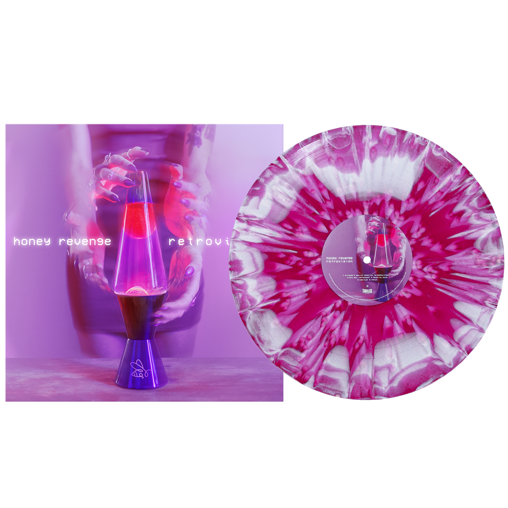 Honey Revenge - “Retrovision” Purple Smush w/ Pink Splatter Vinyl
