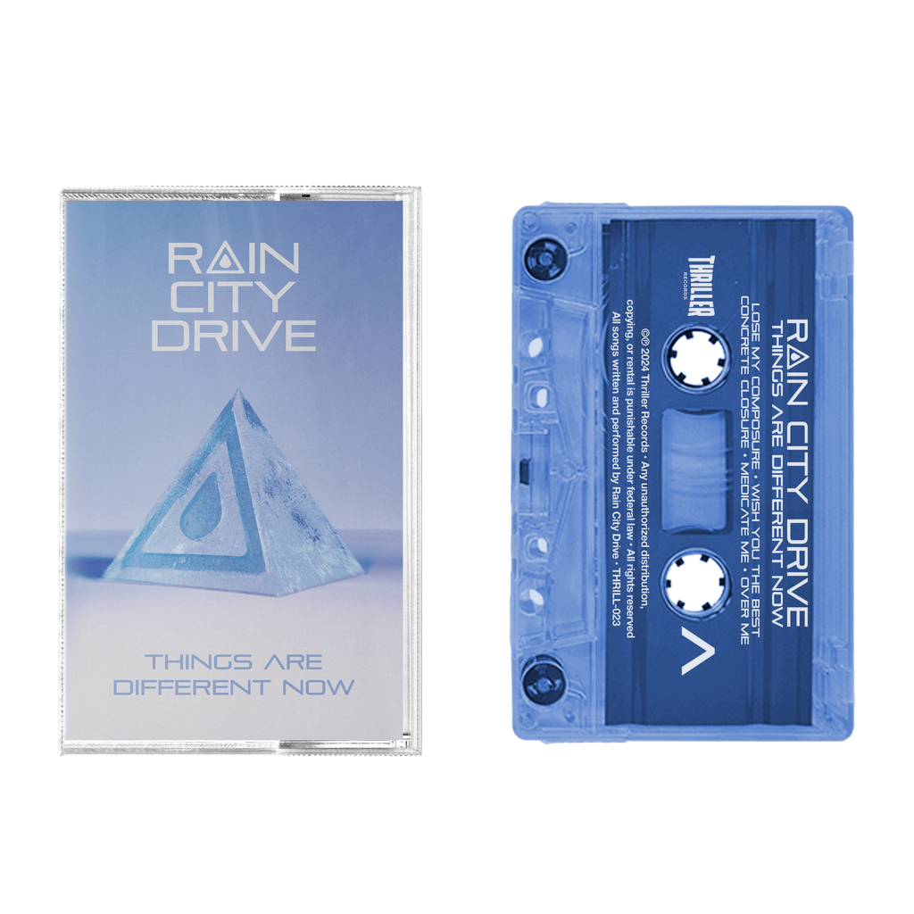 Rain City Drive - “Things Are Different Now” Blue Tint Cassette