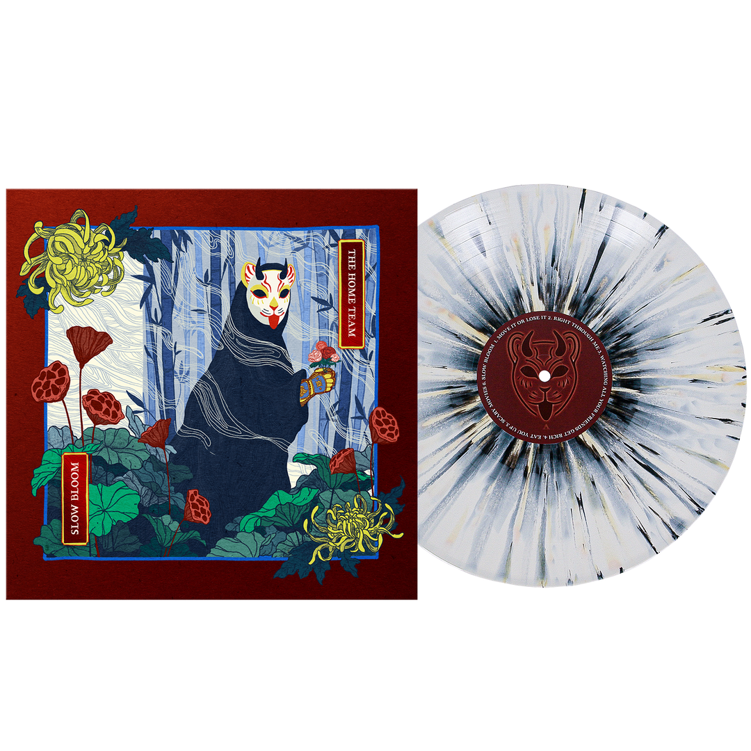 the  Team Slow Bloom レコード LP The Home Team - “Slow Bloom (Deluxe)” Marigold Splatter Vinyl